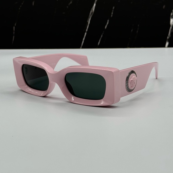 NEW VERSACE VE4474U 5485/87 PINK SQUARE WOMEN SUNGLASSES VERSACE VE4474U 548587 - Picture 3 of 12